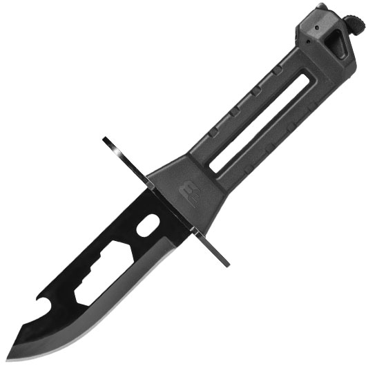 Black Bunker BM8 Bajonett Messer schwarz f. BB BM8 Survival Luftgewehr Bild 3