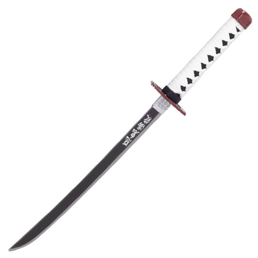 Haller Mini Katana Demon Slayer Giyu schwarz/wei inkl. Scheide und Schwertstnder Bild 1