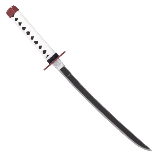 Haller Mini Katana Demon Slayer Giyu schwarz/wei inkl. Scheide und Schwertstnder Bild 2