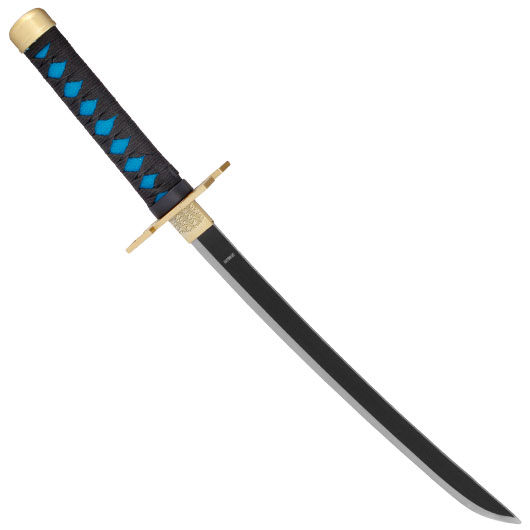 Haller Mini Katana Demon Slayer Muichiro schwarz/blau inkl. Scheide und Schwertstnder Bild 2