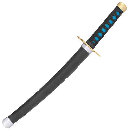 Haller Mini Katana Demon Slayer Muichiro schwarz/blau inkl. Scheide und Schwertstnder Bild 3