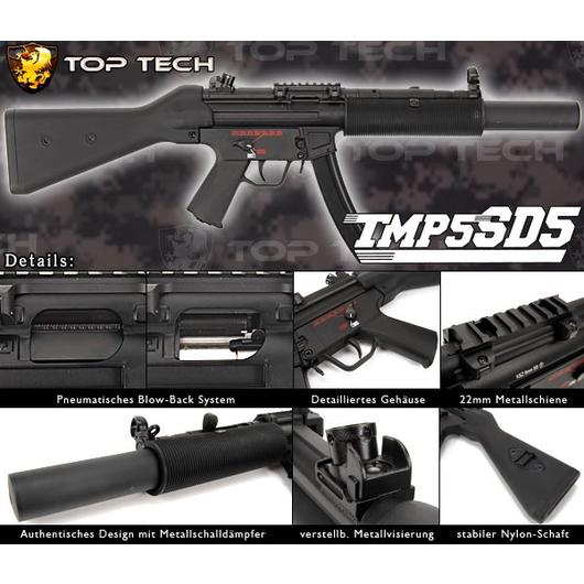 Versandrcklufer Top Tech TMP5 SD5 S-AEG