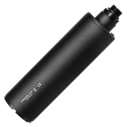 Acetech Lighter R Aluminium Silencer Mini Tracer Unit inkl. LiPo Akku 11mm+ / 14mm- schwarz Bild 2