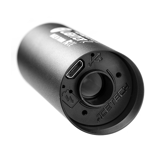 Acetech Lighter R Aluminium Silencer Mini Tracer Unit inkl. LiPo Akku 11mm+ / 14mm- schwarz Bild 6