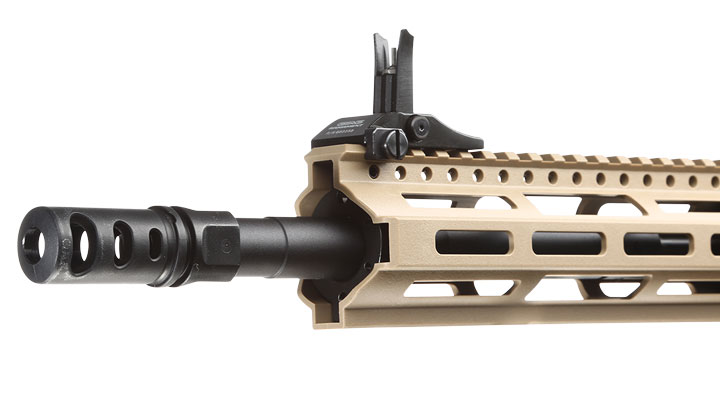 Versandrckufer G&G CM16 Raider 2.0 M-LOK Komplettset S-AEG 6mm BB Desert Tan Bild 6