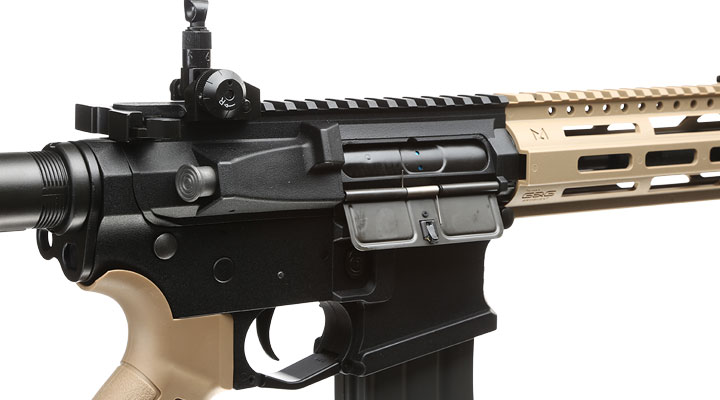 Versandrckufer G&G CM16 Raider 2.0 M-LOK Komplettset S-AEG 6mm BB Desert Tan Bild 8