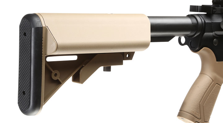 Versandrckufer G&G CM16 Raider 2.0 M-LOK Komplettset S-AEG 6mm BB Desert Tan Bild 9