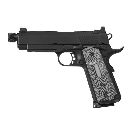 KLI M1911 Silent Hawk Vollmetall CO2 BlowBack 6mm BB schwarz Bild 1