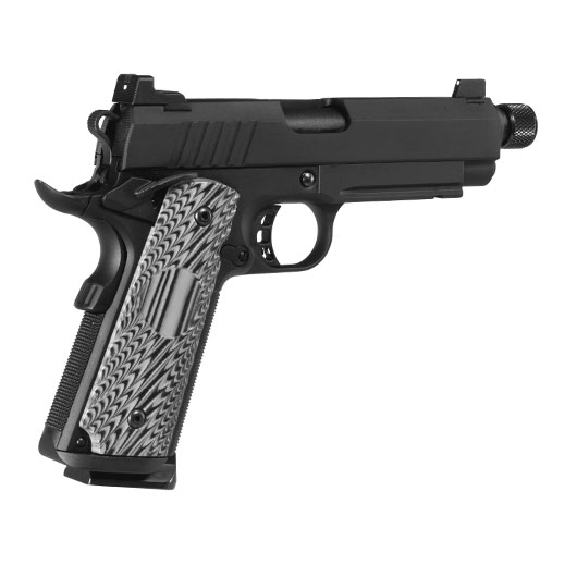 KLI M1911 Silent Hawk Vollmetall CO2 BlowBack 6mm BB schwarz Bild 4