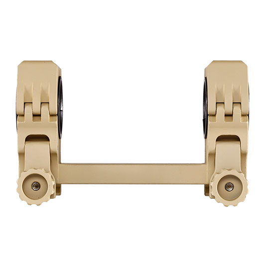 Aim-O M10 QD-L High Integral Mount fr 25 / 30mm Zielfernrohre mit Wasserwaage tan Bild 4