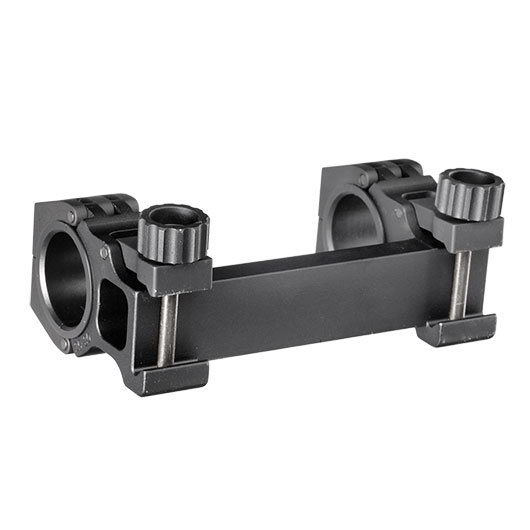 Aim-O M10 QD-L High Integral Mount fr 25 / 30mm Zielfernrohre mit Wasserwaage schwarz Bild 6