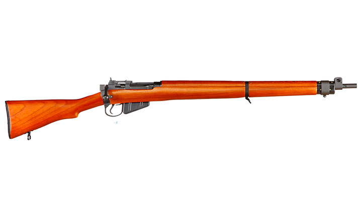 G&G Lee-Enf. SMLE No.4 MK1 Vollmetall Gas Bolt-Action Gewehr 6mm BB Echtholz Bild 2