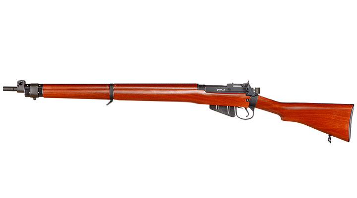 G&G Lee-Enf. SMLE No.4 MK1 Vollmetall Gas Bolt-Action Gewehr 6mm BB Holzoptik Bild 1