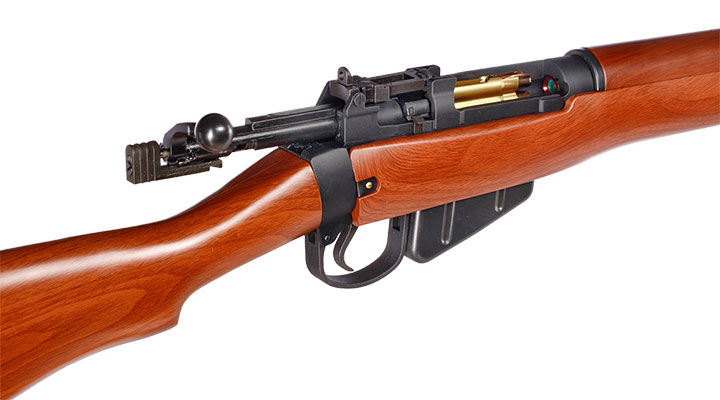 G&G Lee-Enf. SMLE No.4 MK1 Vollmetall Gas Bolt-Action Gewehr 6mm BB Holzoptik Bild 8