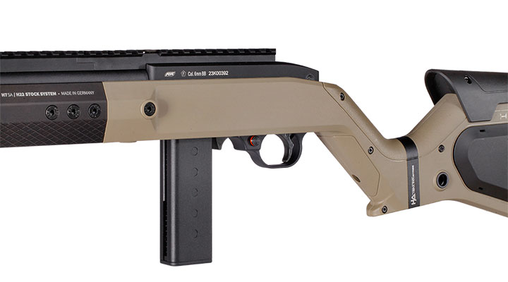 ASG H-22 STC Hera Arms Hybrid Series Vollmetall Gas-Blow-Back 6mm BB tan Bild 6