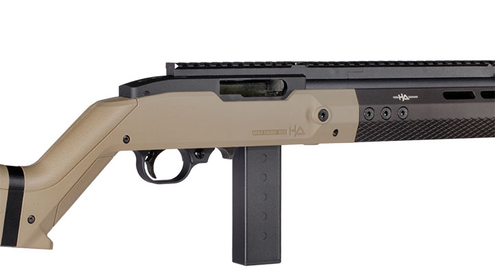 ASG H-22 STC Hera Arms Hybrid Series Vollmetall Gas-Blow-Back 6mm BB tan Bild 7