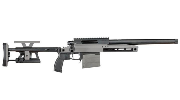 Silverback TAC-41 A mit Aluminium Chassis Bolt Action Snipergewehr Springer 6mm BB Wolf Grey Bild 2