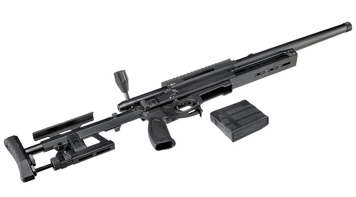 Silverback TAC-41 A mit Aluminium Chassis Bolt Action Snipergewehr Springer 6mm BB schwarz Bild 4