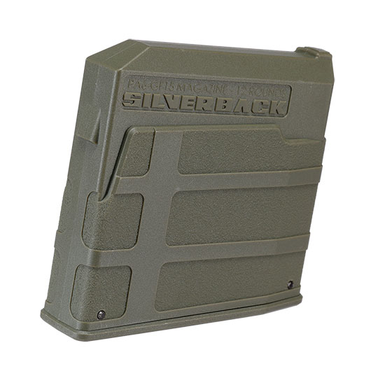 Silverback TAC-41 Verbundkunststoff Magazin Mid-Cap 110 Schuss Long-Type oliv Bild 1