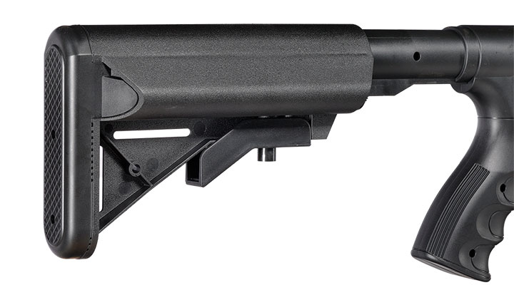 Vigor M3000 Tactical Shotgun mit Schiebeschaft Springer Softair 6mm BB schwarz Bild 9