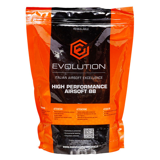 Evolution High Performance Airsoft BBs 0,20g 5.000er Beutel weiss Bild 1