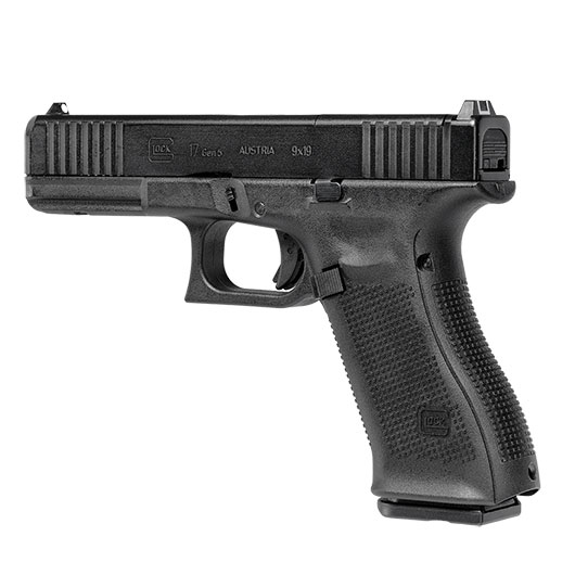 SRC Glock 17 Gen. 5 MOS mit Metallschlitten CO2 BlowBack 6mm BB schwarz Bild 8