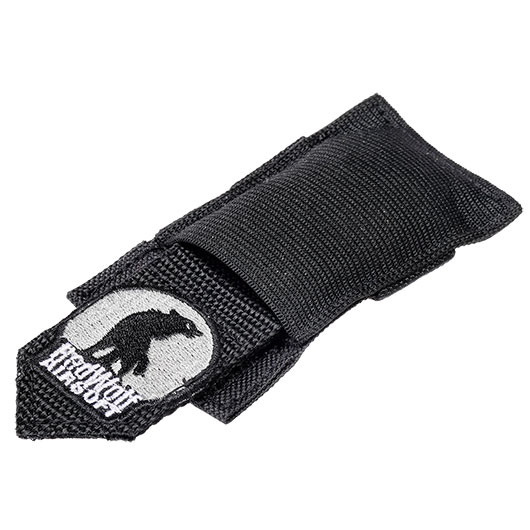 Redwolf Airsoft Airsoft Kill Rag / Dead Rag mit Molle-Tasche schwarz