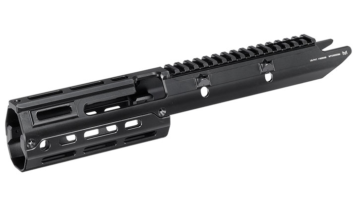 UTG Pro M-LOK Aluminium Monolithic Handguard f. MP5 Maschinenpistolen schwarz