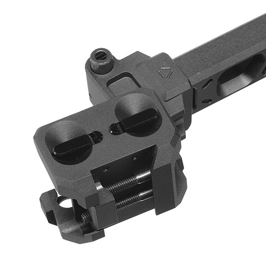 Strike Industries Dual Folding Adapter Schaft mit FSA Schaftkappe und Stabilizer End f. 20 - 22 mm Schienen schwarz Bild 7