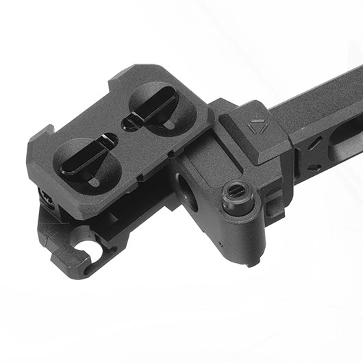 Strike Industries Dual Folding Adapter Schaft mit FSA Schaftkappe und Stabilizer End f. 20 - 22 mm Schienen schwarz Bild 8