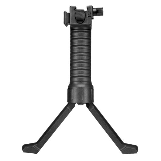 WoSport Tactical Bipod Frontgriff mit integriertem Zweibein f. 20 - 22mm Schienen schwarz Bild 9