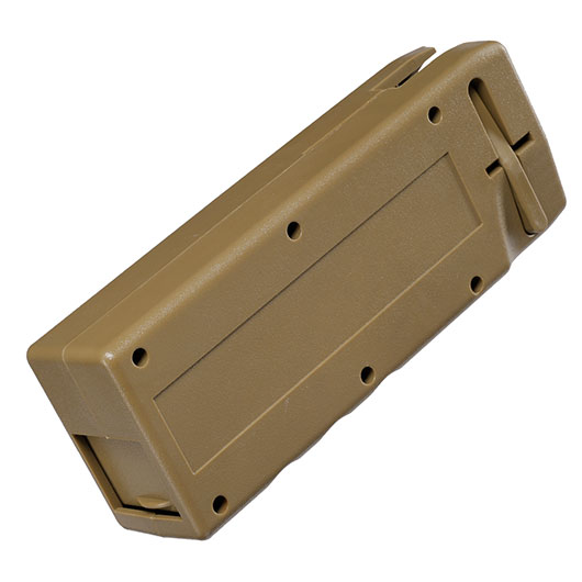 WoSport 1000 Rounds Silent Magazin-Speedloader f. M4 AEG / S-AEG Magazine tan