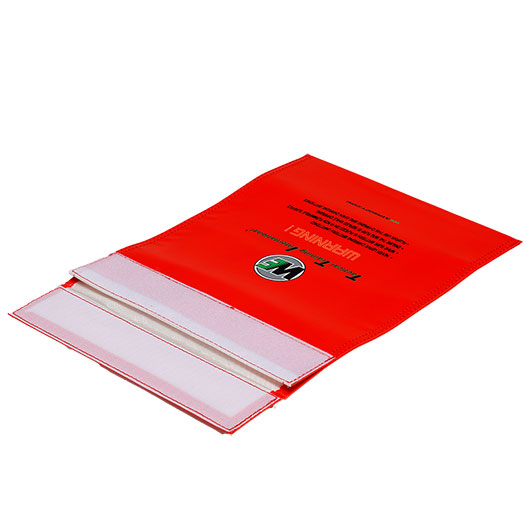 Wei-ETech LiPo Safety Bag Large 23 x 30cm Feuerfeste Sicherheitstasche rot Bild 2