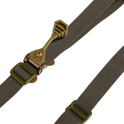 WoSport 2-Punkt Tragegurt Tactical Functional m. QD-Schnellverstellung Ranger Green Bild 3