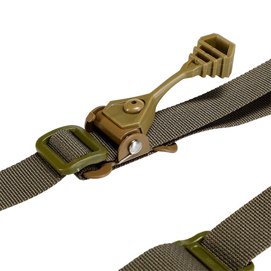 WoSport 2-Punkt Tragegurt Tactical Functional m. QD-Schnellverstellung Ranger Green Bild 4