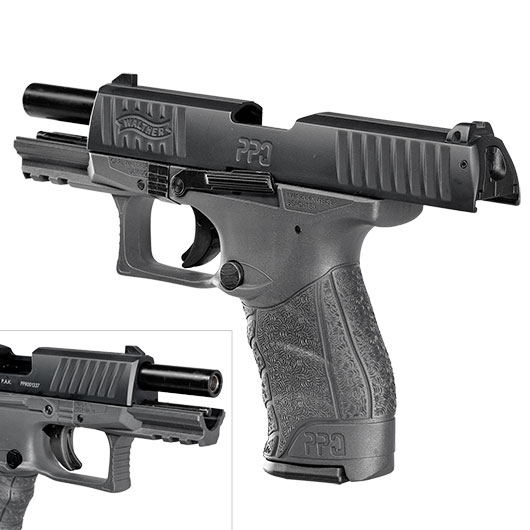 Walther PPQ M2 Schreckschuss Pistole 9mm P.A.K. Cerakote Tungsten Gray Sondermodell Bild 8