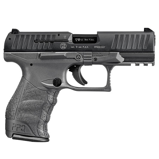 Walther PPQ M2 Schreckschuss Pistole 9mm P.A.K. Cerakote Tungsten Gray Sondermodell inkl. 100 Schuss Platzpatronen Bild 3