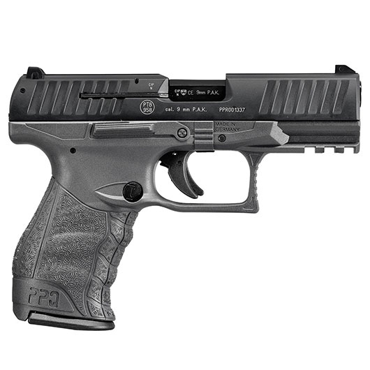 Walther PPQ M2 Schreckschuss Pistole 9mm P.A.K. Cerakote Tungsten Gray Sondermodell inkl. 50 Schuss Black Blitz GRATIS Bild 3