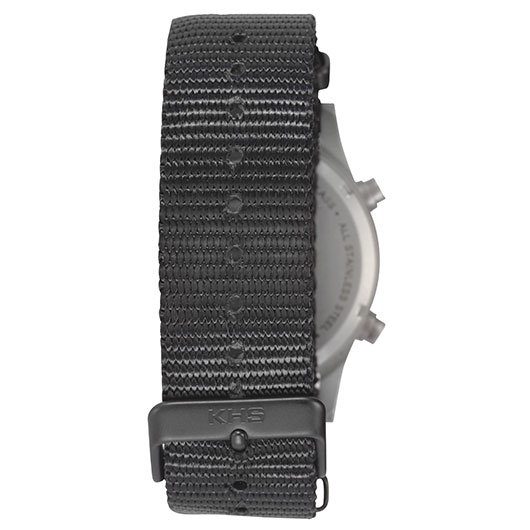 KHS Armbanduhr Platoon Steel Digital Natoband schwarz Bild 4