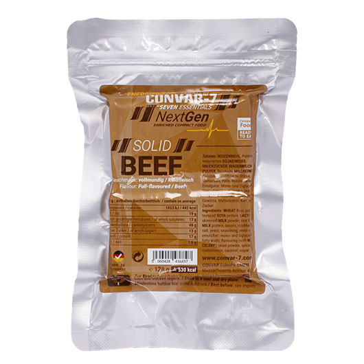 Convar-7 NextGen Energy Bar Riegel Solid Beef 120 g Bild 1