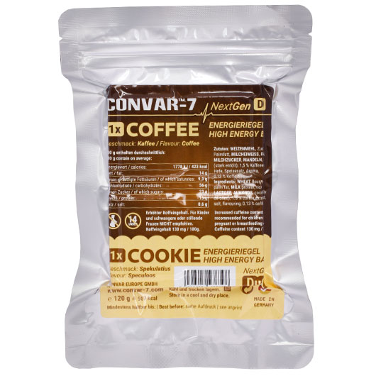 Convar-7 NextGen Energy Bar Riegel Cookie & Coffee Duo 120 g Bild 1