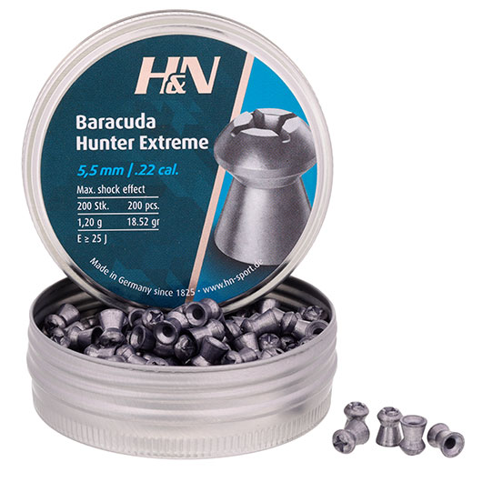 H&N Baracuda Hunter Rundkopf-Diabolos Extreme Hohlspitze 5,5mm 200 Stck