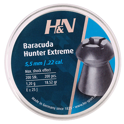 H&N Baracuda Hunter Rundkopf-Diabolos Extreme Hohlspitze 5,5mm 200 Stck Bild 3