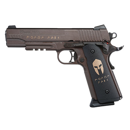 Sig Sauer 1911 Spartan CO2 Luftpistole Kal. 4,5 mm BB Vollmetall braun