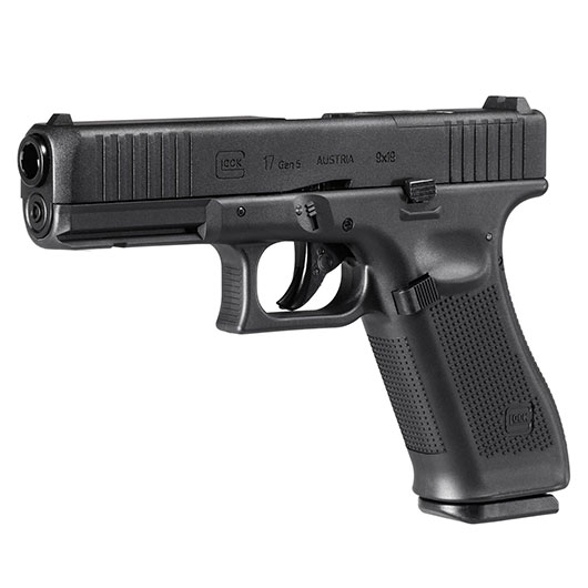 Glock 17 Gen5 MOS CO2 Luftpistole Kal. 4,5mm BB Blowback Metallschlitten schwarz Bild 1