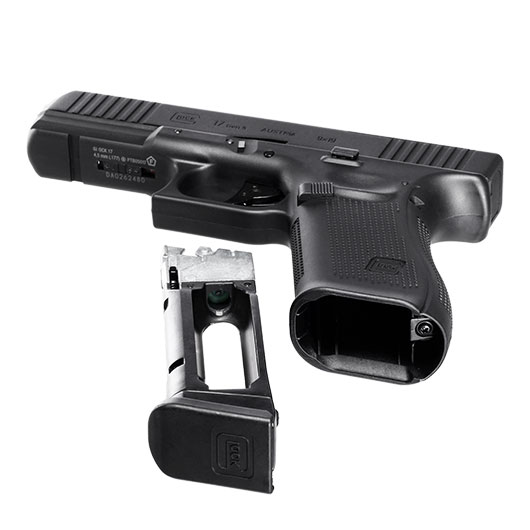 Glock 17 Gen5 MOS CO2 Luftpistole Kal. 4,5mm BB Blowback Metallschlitten schwarz Bild 5