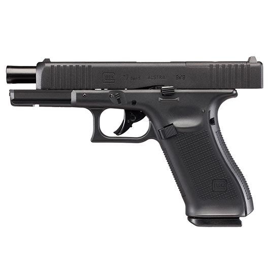 Glock 17 Gen5 MOS CO2 Luftpistole Kal. 4,5mm BB Blowback Metallschlitten schwarz Bild 6