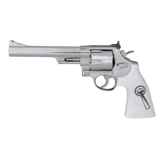 Smith & Wesson 629 Trust Me CO2 Revolver 4,5 mm BB Vollmetall chrom