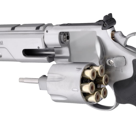 Smith & Wesson 629 Competitor CO2-Revolver 6 Zoll Kal. 4,5mm Stahl-BB silber/schwarz Bild 4