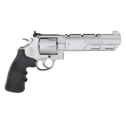 Smith & Wesson 629 Competitor CO2-Revolver 6 Zoll Kal. 4,5mm Stahl-BB silber/schwarz Bild 5